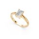 4 Prong Solitaire Ring