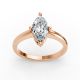 4 Prong Solitaire Ring