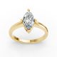 4 Prong Solitaire Ring