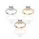 4 Prong Solitaire Ring