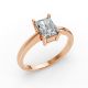 4 Prong Solitaire Ring