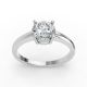 4 Prong Solitaire Ring