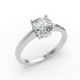 4 Prong Solitaire Ring