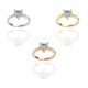 3 Prong Solitaire Ring