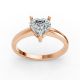 3 Prong Solitaire Ring