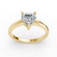 3 Prong Solitaire Ring