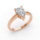 3 Prong Solitaire Ring