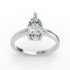 3 Prong Solitaire Ring