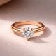 3 Prong Solitaire Ring