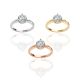 3 Prong Solitaire Ring