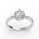 3 Prong Solitaire Ring