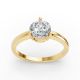 3 Prong Solitaire Ring