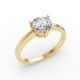 3 Prong Solitaire Ring