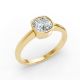 Bezel Set Solitaire Ring
