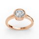Bezel Set Solitaire Ring