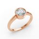 Bezel Set Solitaire Ring