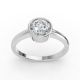 Bezel Set Solitaire Ring