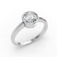 Bezel Set Solitaire Ring