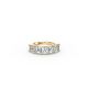 Cushion Shape Diamond Anniversary Band in Gold