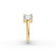 Emerald Shape Diamond Anniversary Band in Gold