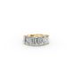 Emerald Shape Diamond Anniversary Band in Gold