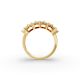 Marquise Shape Diamond Anniversary Band in Gold