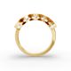 Marquise Shape Diamond Anniversary Band in Gold