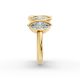 Marquise Shape Diamond Anniversary Band in Gold