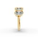 Oval Shape Diamond Anniversary Band in Gold