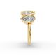 Pear Shape Diamond Anniversary Band in Gold
