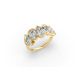 Pear Shape Diamond Anniversary Band in Gold
