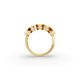Pear Shape Diamond Anniversary Band in Gold