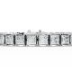 Princess Shape Diamond Bracelets in Gold