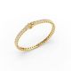 Princess Shape Diamond Bracelets in Gold