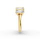 Radiant Shape Diamond Anniversary Band in Gold