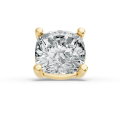0.50CT Cushion Shape Lab Grown Diamond 4 Prong Head in 10KT White Gold